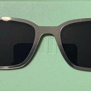 Pair Eyewear Finley Stylish Black and Silver Sunglasses Topper